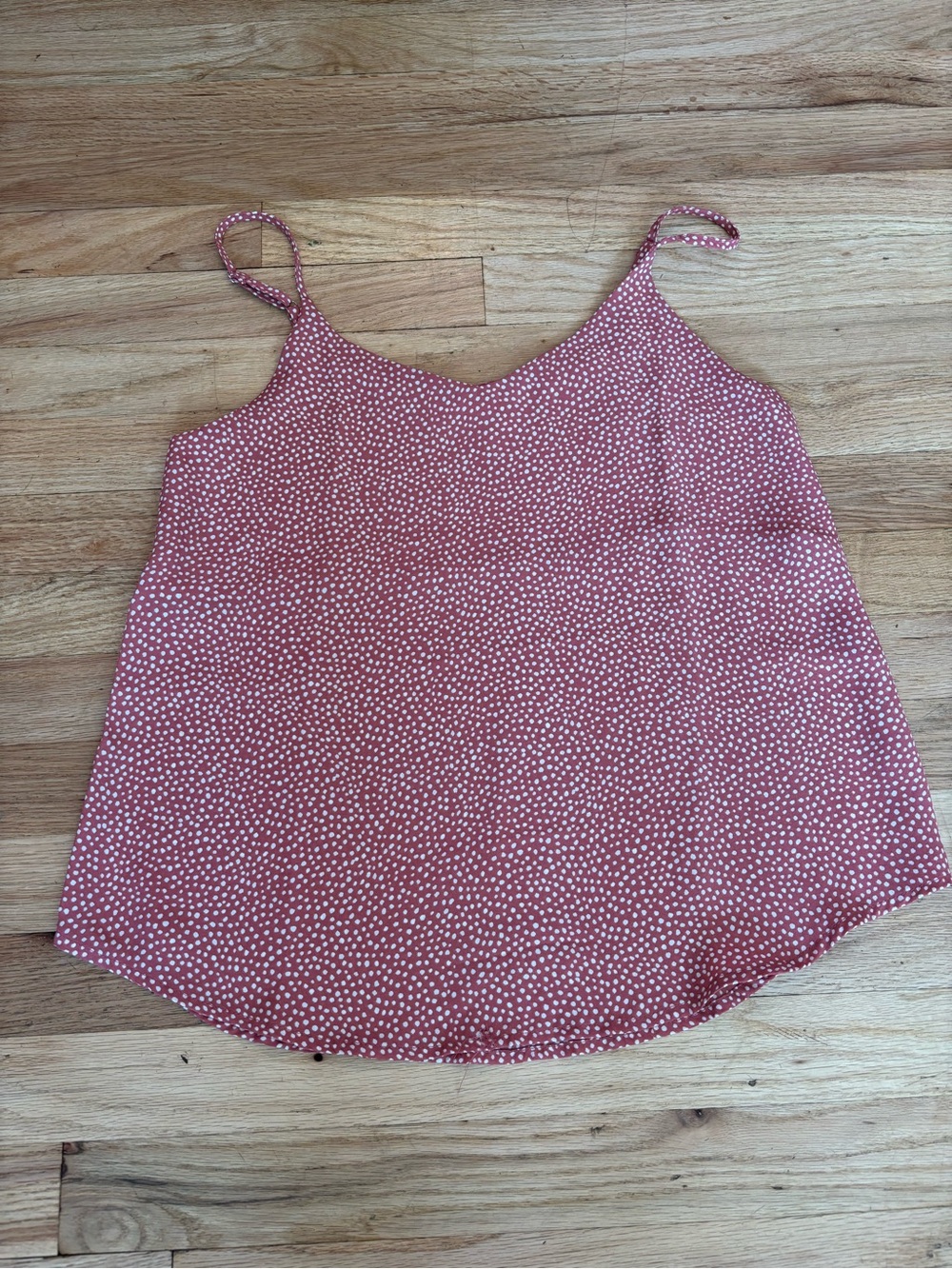 mine Pink Polka Dot Camisole Tank
